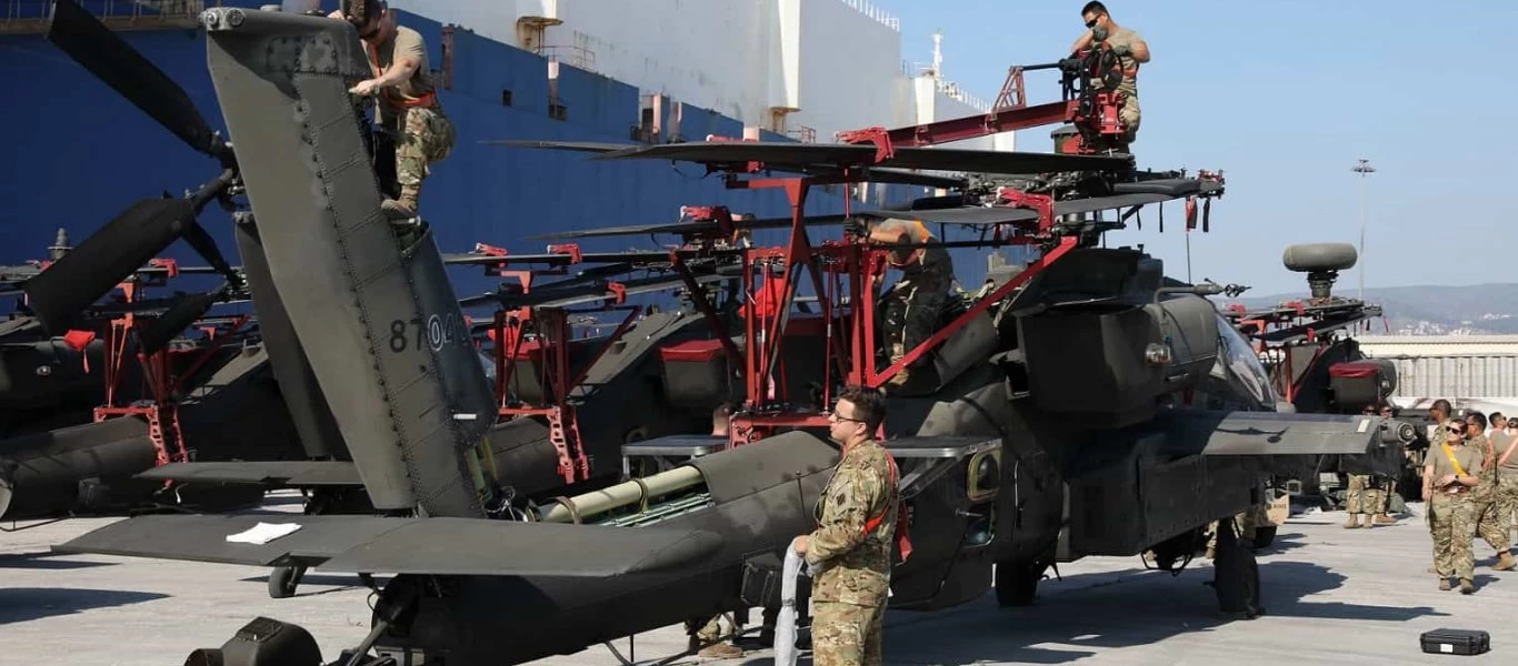 Ο Βόλος «βούλιαξε» από 80 αμερικανιικά επιθετικά & μεταφορικά ελικόπτερα: Θα μείνουν στην Ελλάδα για 5 μήνες! (βίντεο)